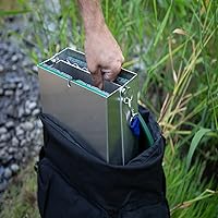 Vista 2 de ASR Outdoor Caja de Esclusa de Oro Plegable de Aluminio de 50" Equipo de Prospección