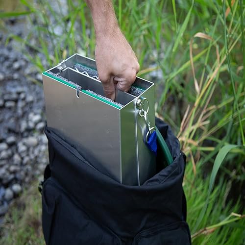 Miniatura 3 de ASR Outdoor Deluxe - Kit de mochila plegable de aluminio de 50 pulgadas, color negro