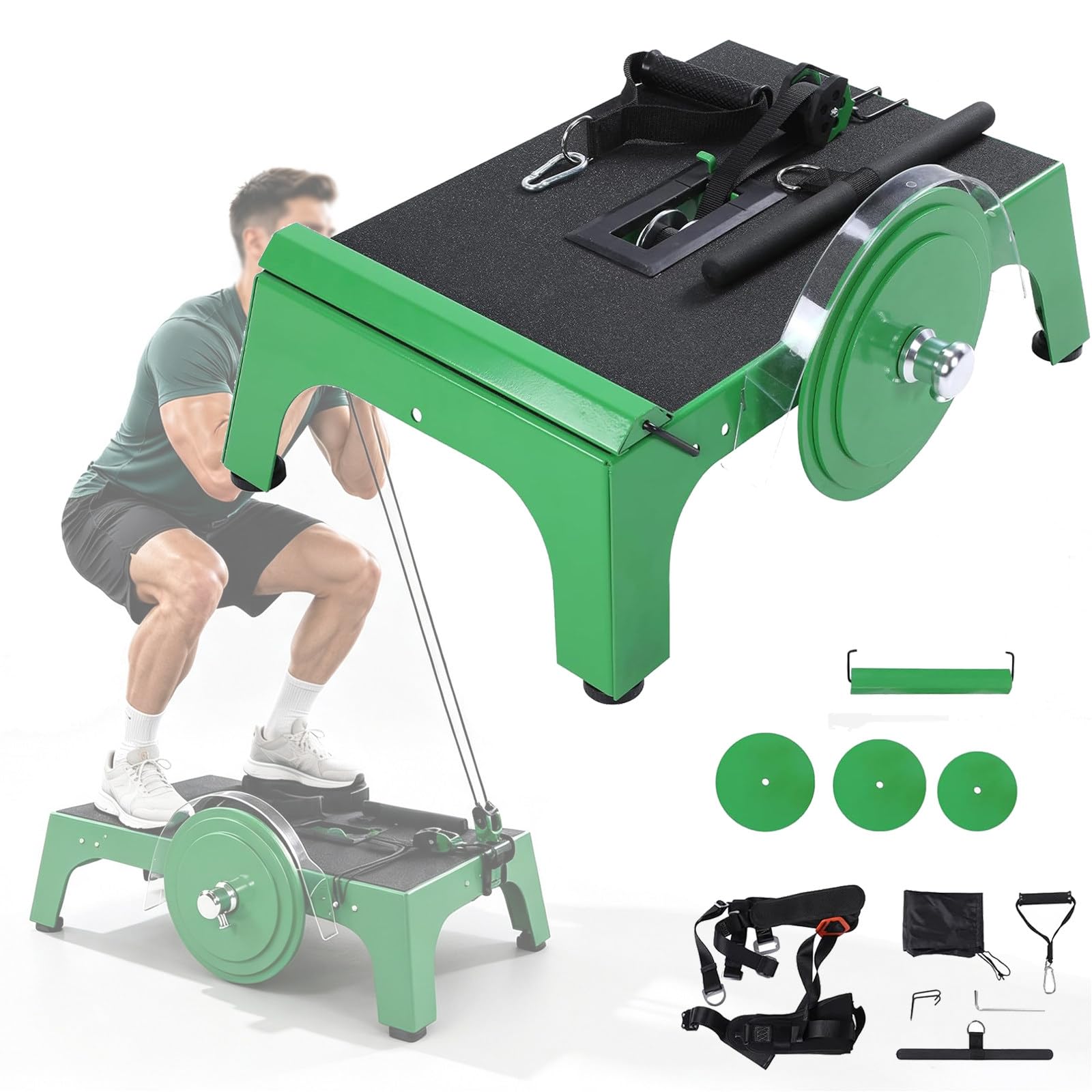 Máquina de Entrenamiento de Fuerza excéntrica y Equipo de Entrenamiento Green