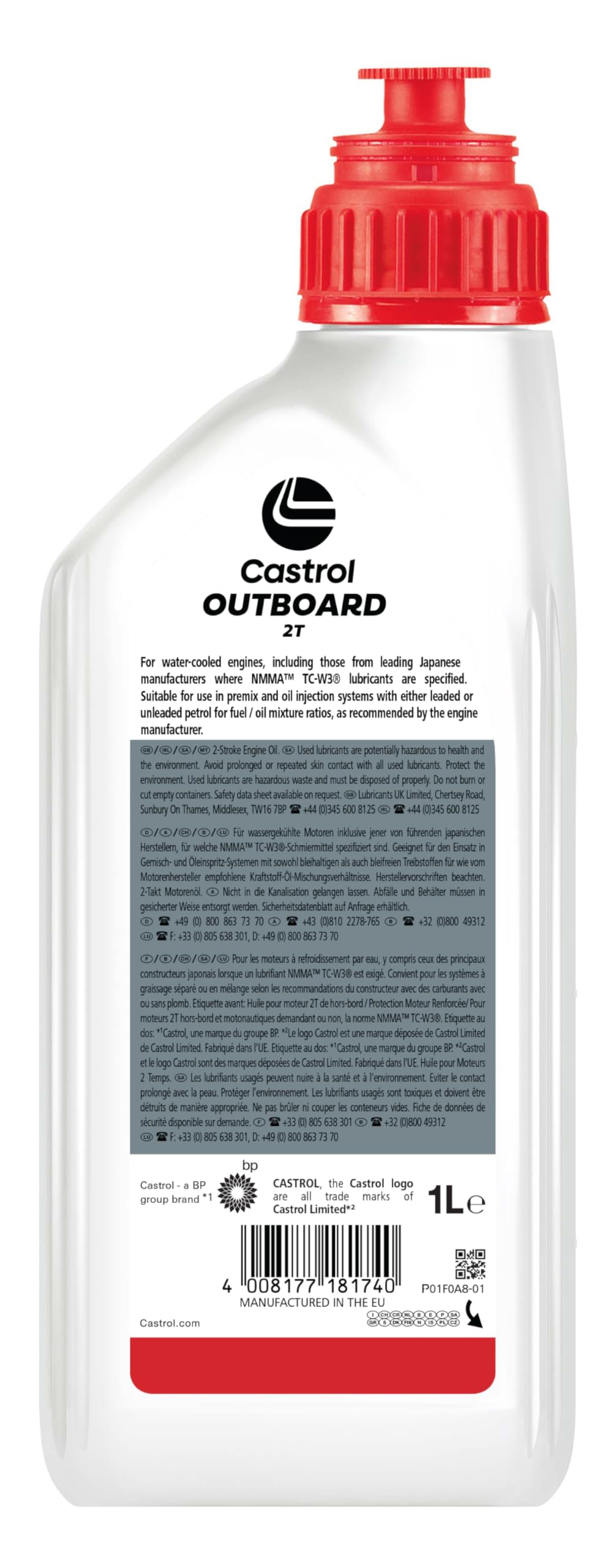 Castrol Outboard 2T, 1L