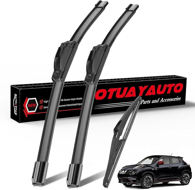 Palhetas do limpador de para-brisa OTUAYAUTO para Nissan Juke 2011–2017 – 22" + 14" + 12", kit com 3