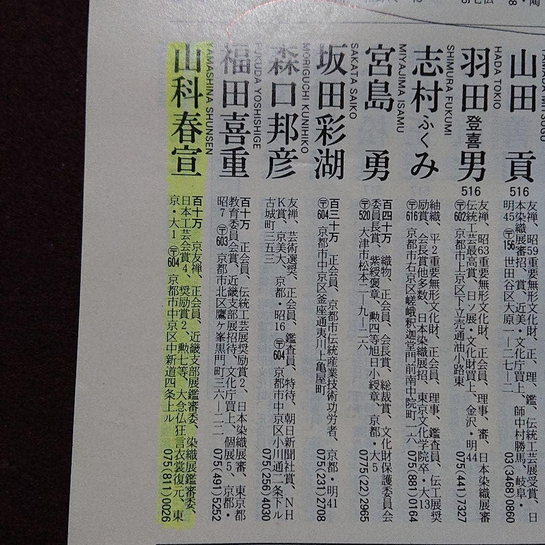 京友禅作家山科春宣肉筆飾り扇子