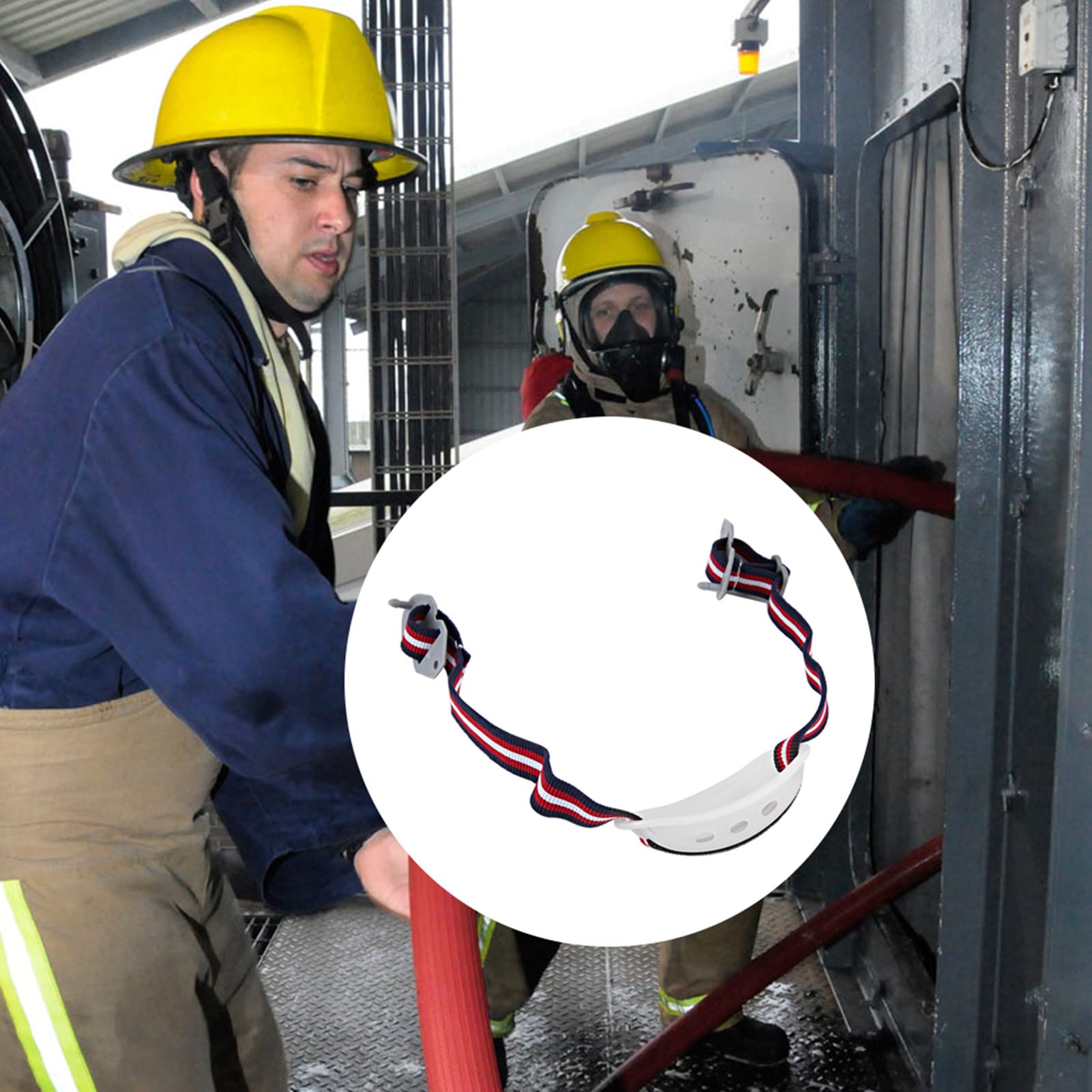 Sottogola Universale Per Elmetto - Regolabile, Con Coppa Mento, Per Lavori In Sicurezza - Foto 10