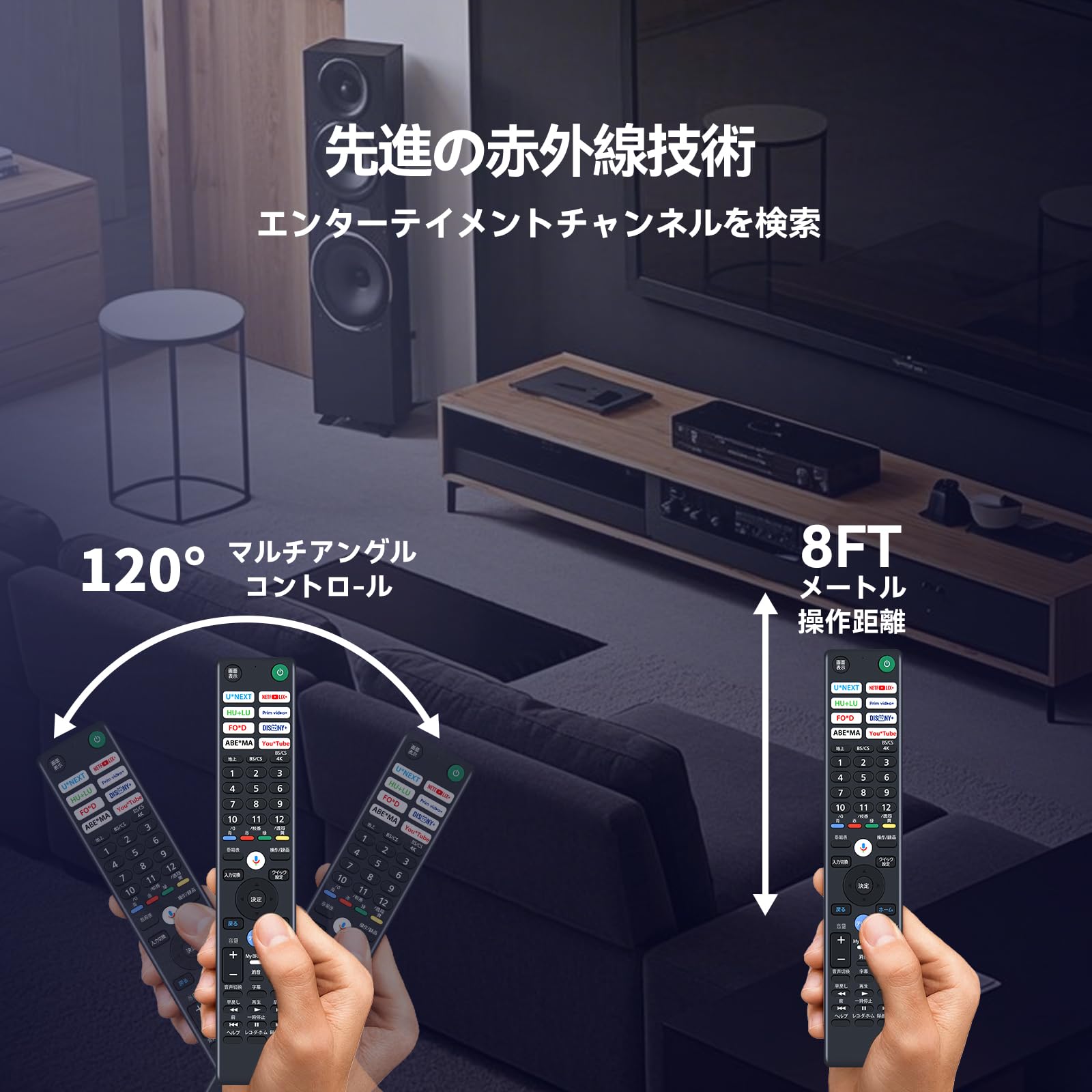 Amazon | テレビリモコン RMF-TX461J ソニー互換リモコン ブラビア