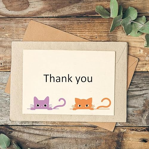 Vista 5 de Hying Lindos sellos transparentes para hacer tarjetas, sellos de goma para gatitos, gatos, animales, sello transparente para manualidades, álbumes