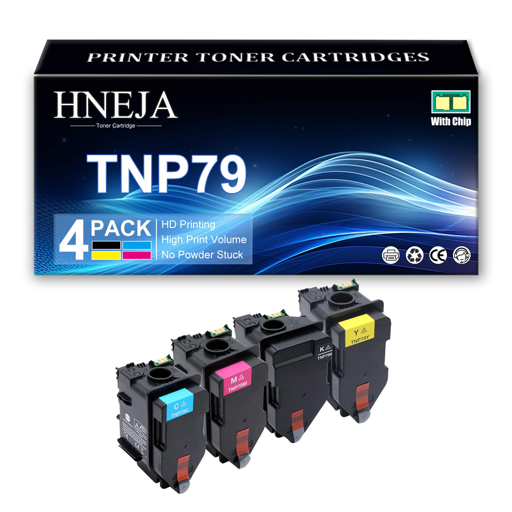 Toner TNP79 compatible Konica Minolta C4050i pour imprimer tous vos dossiers de réunion