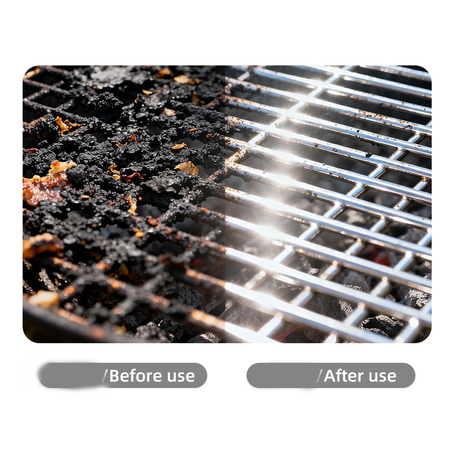 Pulitore automatico di cottura con 2 testine intercambiabili e ricarica USB per la cura della spazzola portatile per barbecue