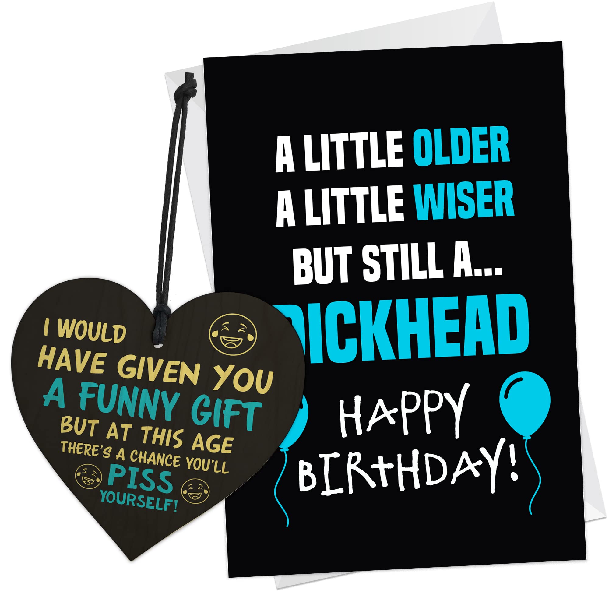 RED OCEAN Funny 50th 60th 70th Birthday Gifts For Men Rude Birthday Card For Dad Grandad Uncle Stepdad Funny Gift For Him