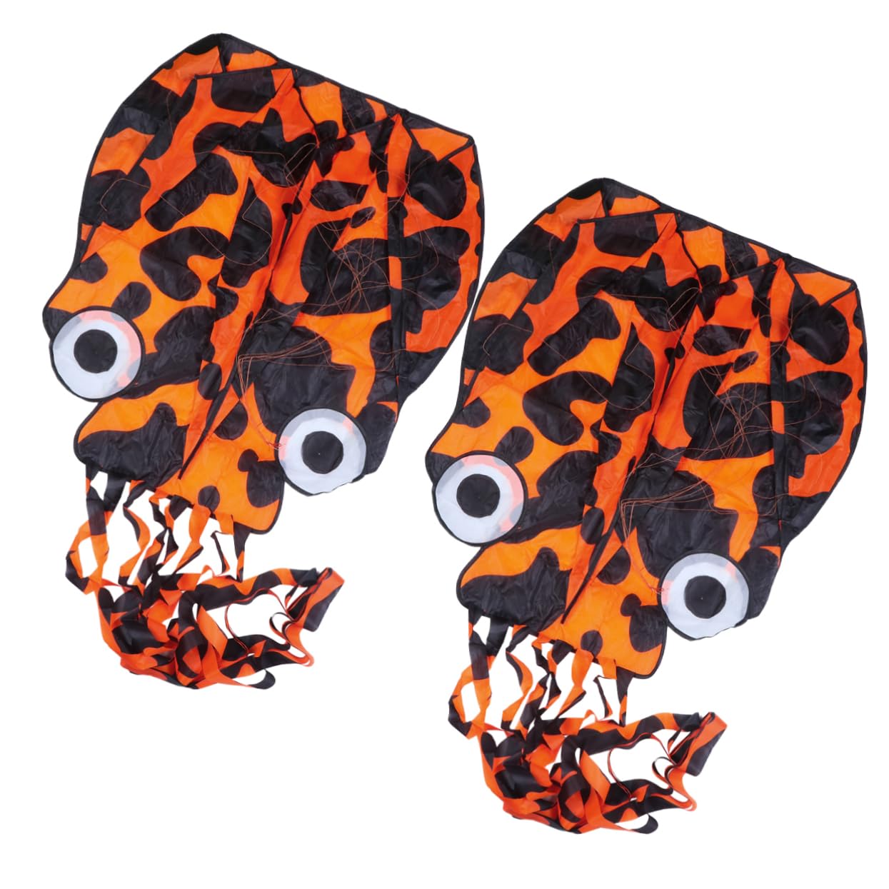 BRIGHTFUFU 2pcs Dual Fishing Rod Holder Beach Toy Kids Sports Toys Kid Kite Toys for Kids Frameless Kite Flying Toy Spork Can Opener outside Silk Children’s Toys Kites for Kids Octopus Squid