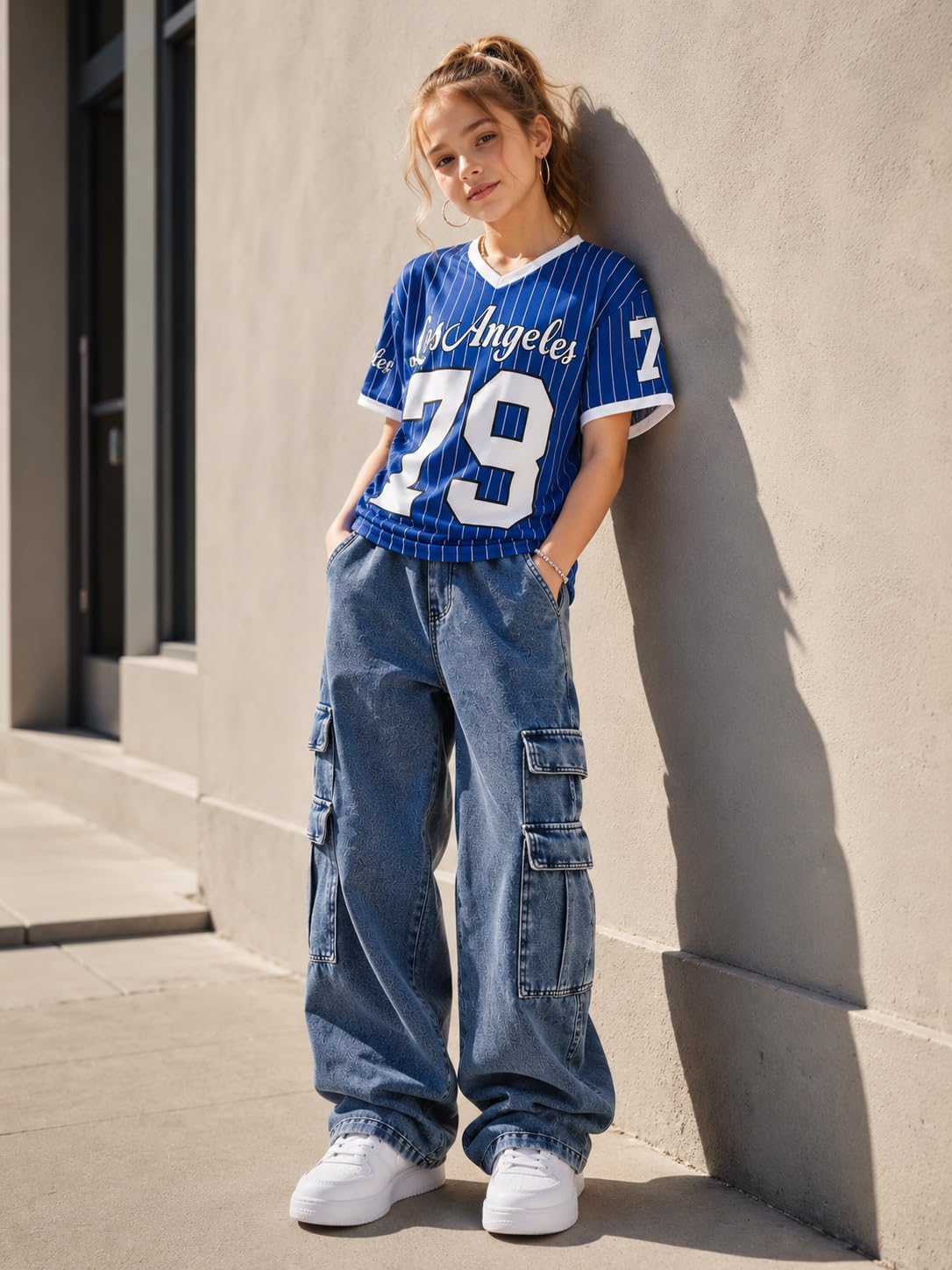 Tween Girls Clothes Outfits Neck Shirt