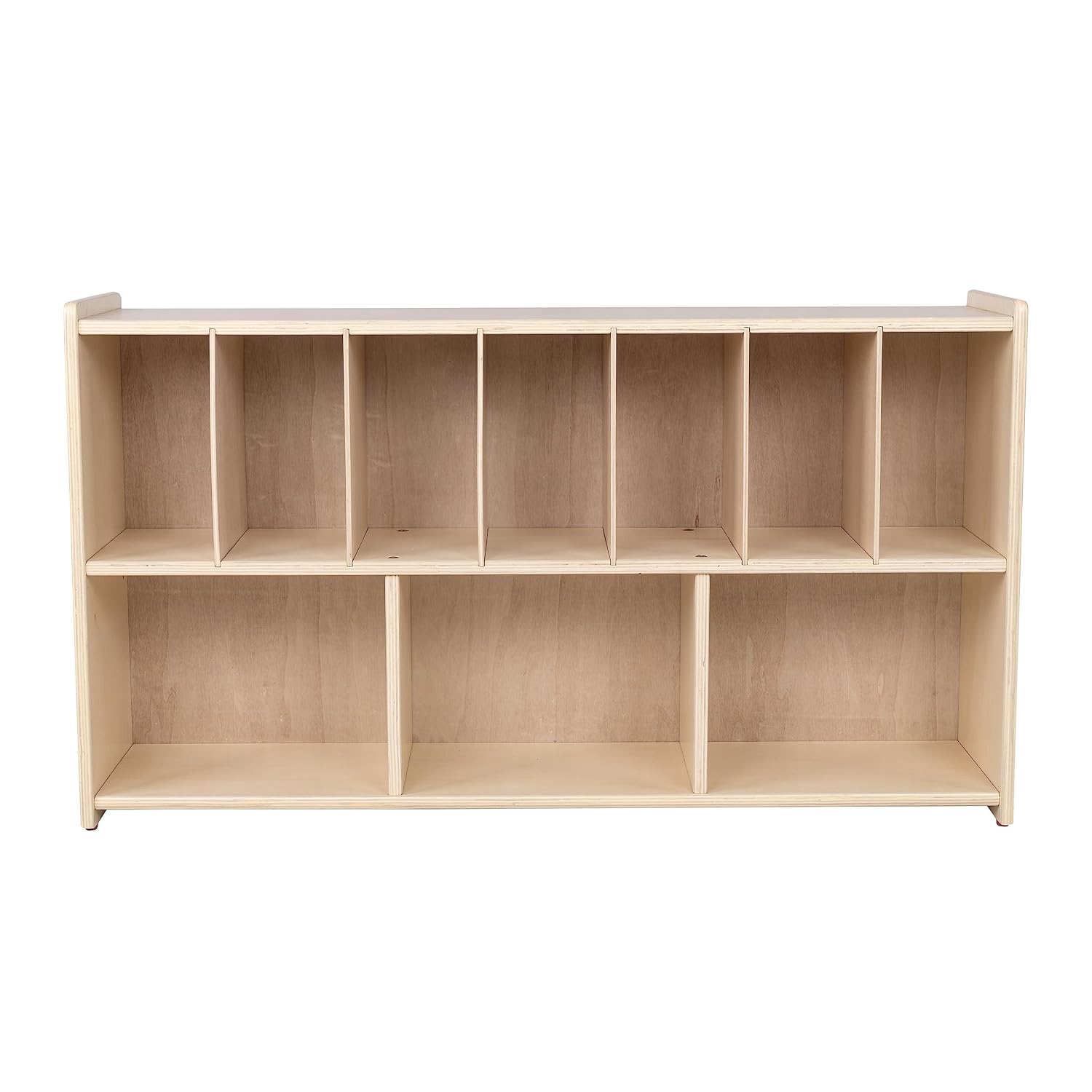Children’s Factory Wooden Diaper Wall Shelf, Preschool or Classroom Storage Furniture, Daycare Changing Station Shelves, Assembled