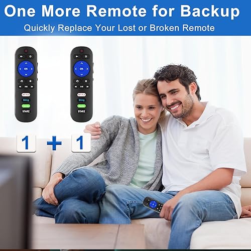 Miniatura 3 de Mando a distancia de repuesto compatible con Westinghouse Roku TV, universal para Westinghouse Roku TV mando a distancia con Netflix Sling hulu VUDU