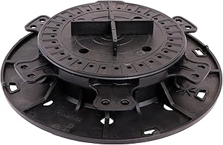 Gartenwelt Riegelsberger justierbarer Plattenlager PRO Stelzlager Stellfuß für Terrassen-Platten Keramik Stein Beton Fliesen höhenverstellbar 40-64 mm | 10 Stück