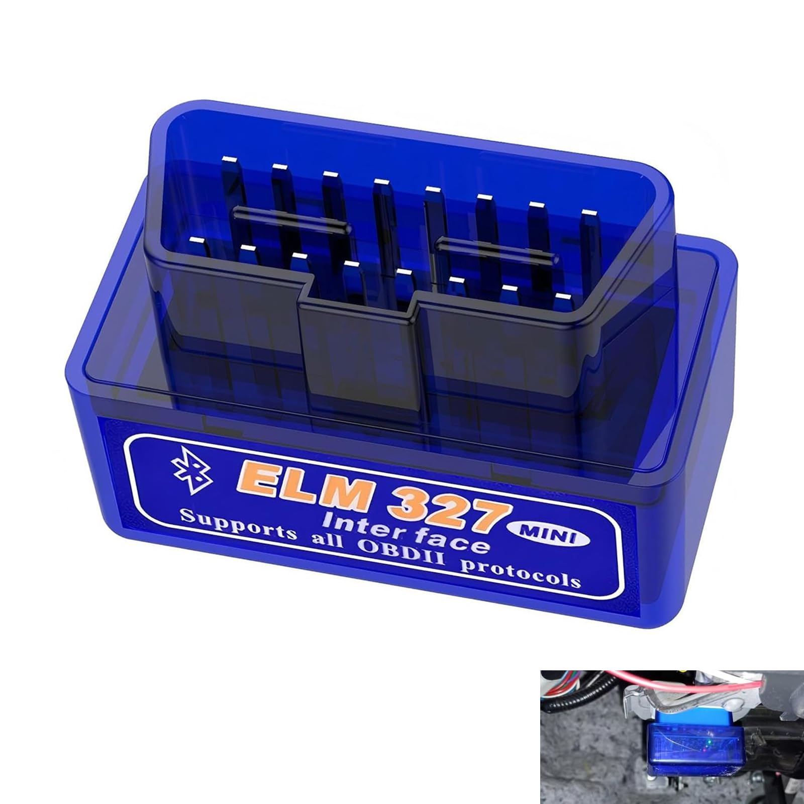 OBD2 Scanner, ELM327 V2.1 Bluetooth Diagnostic Tool, Universal Car Code Reader for Androi…