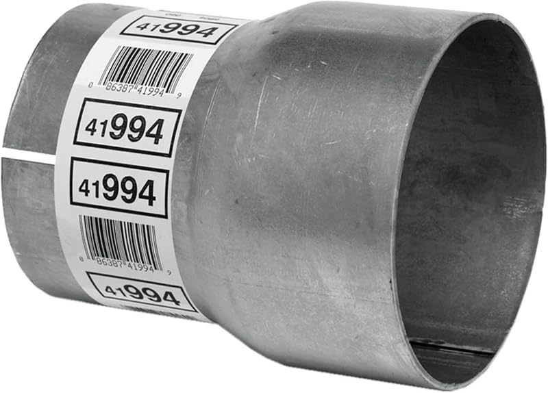 Tubo de redução do escapamento Walker 41994 em aço aluminizado – entrada 5" (diâmetro externo) e saída 4" (diâmetro interno)