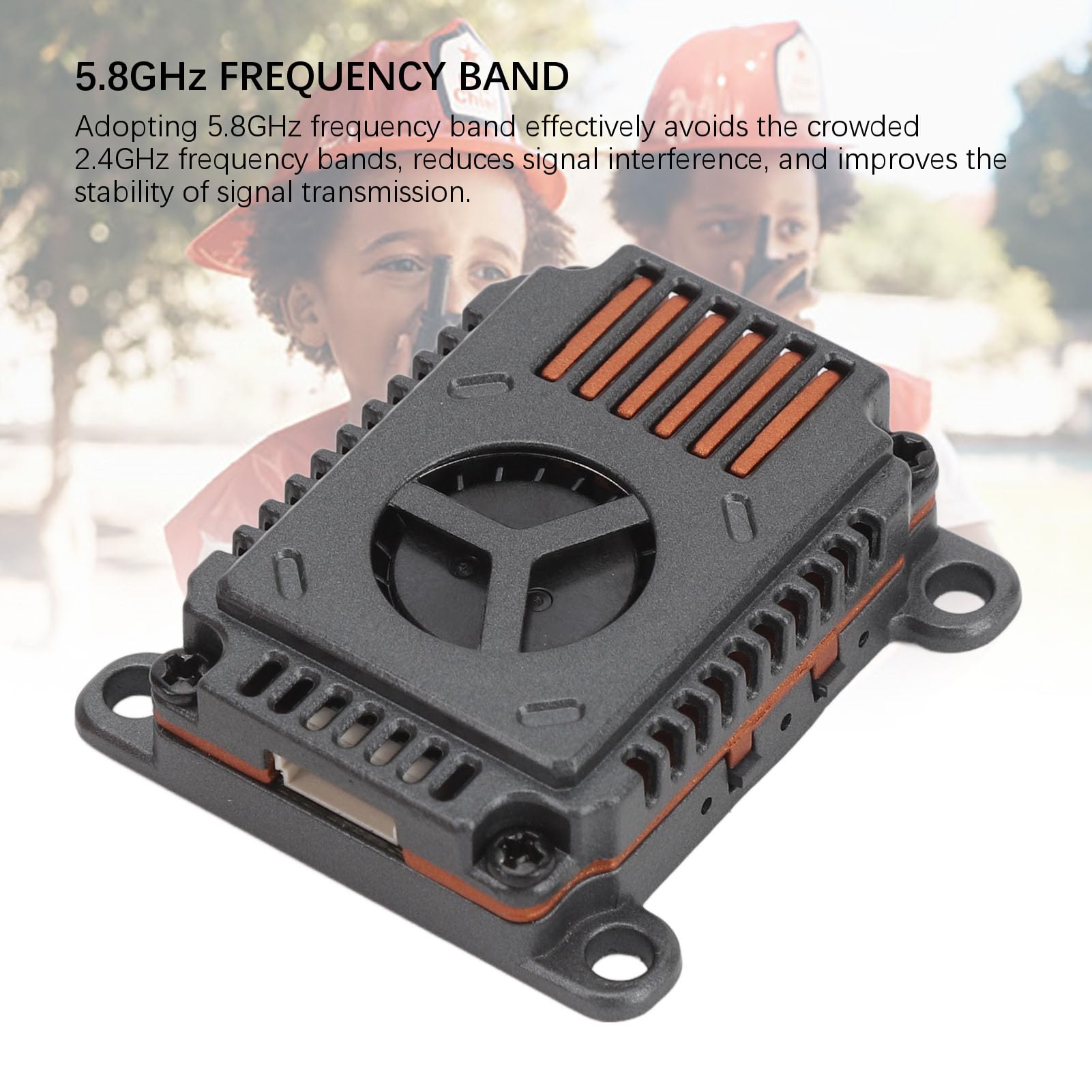 Asixxsix Trasmettitore Video 5.8G 3W, Trasmettitore Video VTX Regolabile 25mW 1000mW 2000mW 3000mW, Trasmettitore Video VTX a Lungo Raggio 48CH per Drone da Corsa FPV