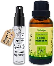 Spider Repellent Natural Spray. Blend of 12 Essential Oils That Deter Spiders. Tried & Tested. Concentrated & Makes 10+ litres. Humane, Economical, Effective & Safe Deterrent. Home, Garden & Holiday.