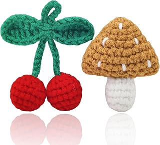 Crochet Handmade Kawaii Brooch for Backpacks Clothing Jackets Hats, Cute Pins for Women Girls