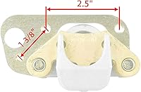 Vista 2 de Caltric Pinza de freno delantera y trasera con pastillas compatible con Polaris Scrambler 500 2x4 4X4 2001 2002