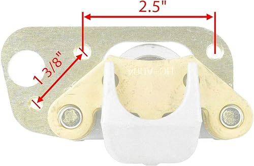 Miniatura 2 de Caltric Pinza de freno delantera y trasera con pastillas compatible con Polaris Scrambler 500 2x4 4X4 2001 2002