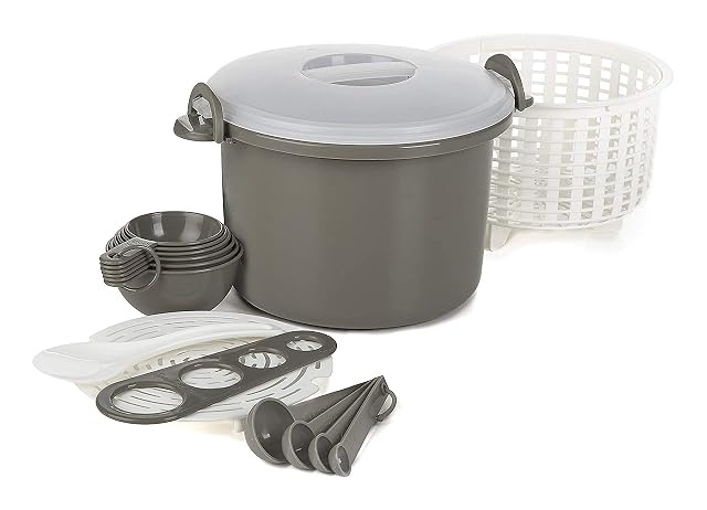 Progressive Rice Pasta Cooker Set 12 Cup Capacity