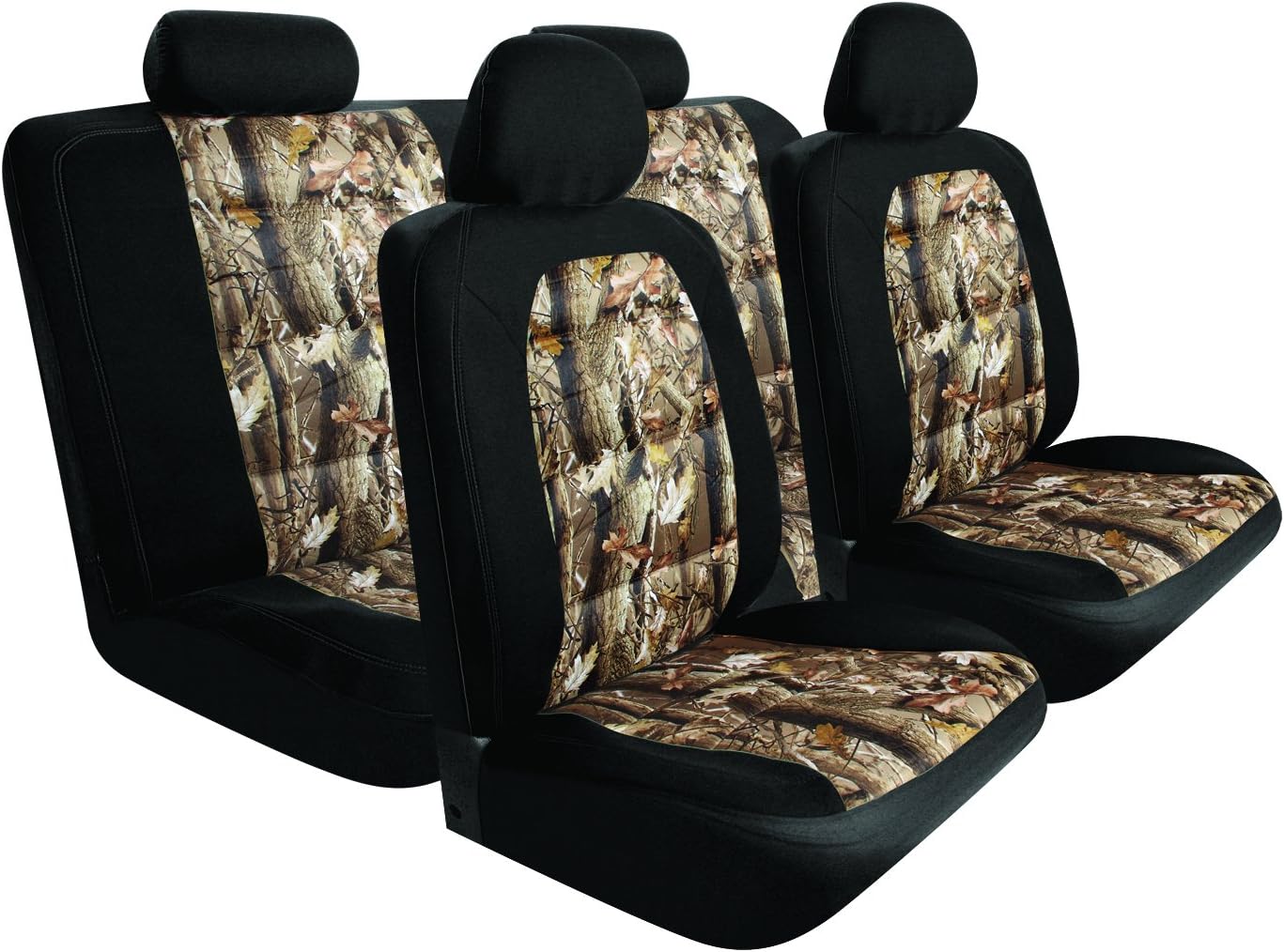 Pilot Automotive SC-5025E Black 10-Piece Camo Mesh Seat Cover