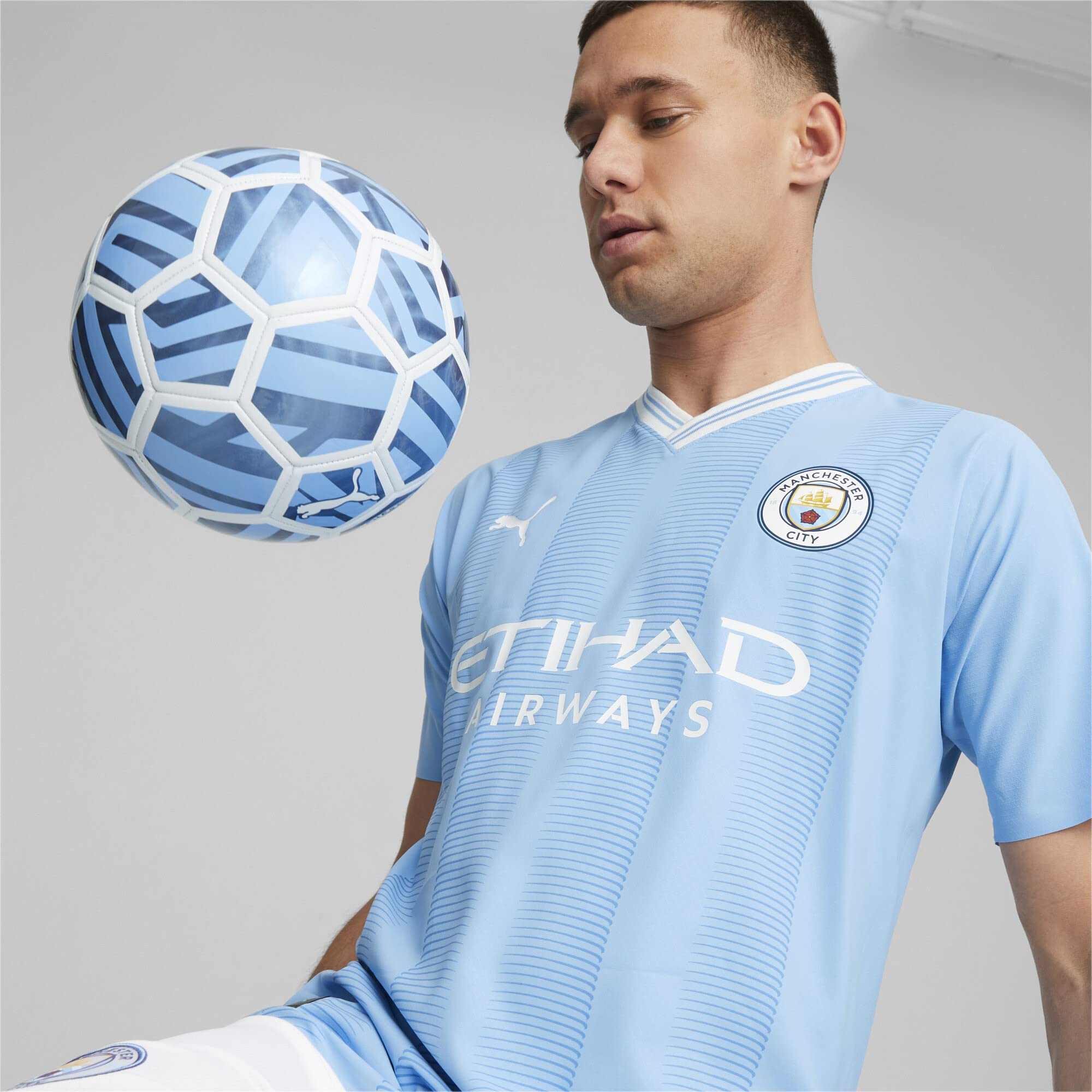 Manchester City FC Unisex sezon 2023/2024 oficjalny dom autentyczna koszulka