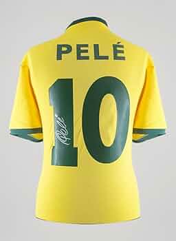 Chemise PELÉ Signée Et Encadrée Avec Certificat (COA