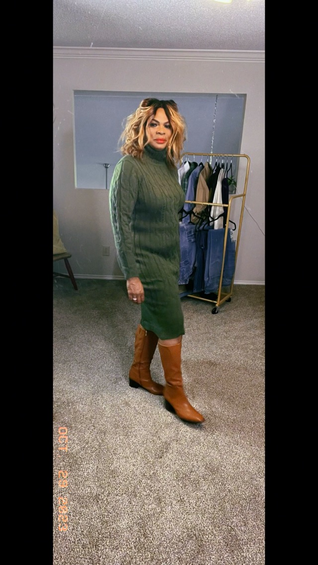 Watch Green Sweater Dress #ootd on Amazon Live Watch Green Sweater Dress #ootd on Amazon Live