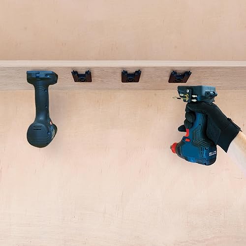 Miniatura 4 de StealthMounts Soporte para herramientas compatible con Bosch 18V (paquete de 4) - Negro | Soportes de herramientas de bloqueo StealthMounts |