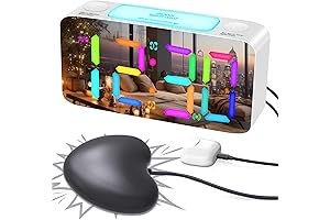 RGB Extra Loud Alarm Clock for Hearing Impaired