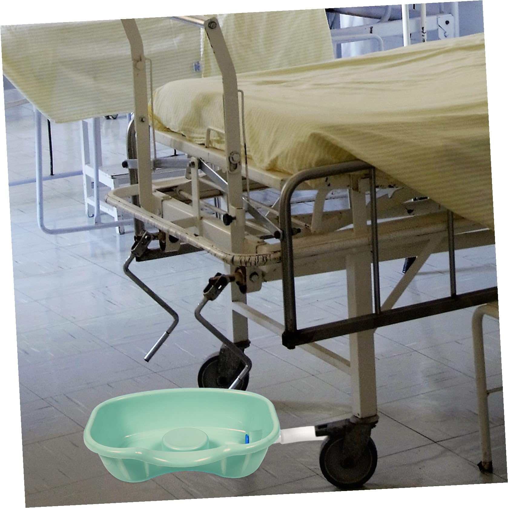 Ciieeo Haarwaschbecken und Glatter Oberfläche Tragbares Bett aus Kunststoff mit Ergonomischer Form für Entspannte Haarwäsche im Bett zu Hause