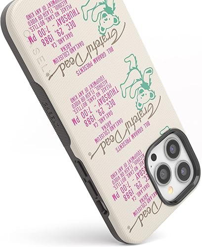 Miniatura 3 de Casely Funda para iPhone 13 Pro Max  Miracle Ticket  Grateful Dead Vintage  Diseño de funda protectora audaz  Compatible con MagSafe