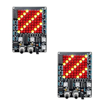 EIELE 2pcs Multi-Directional Adjustable Running Light Soldering Practice Kit LED Light Soldering Kit Electronic Project Kit Soldering kit for Electronics