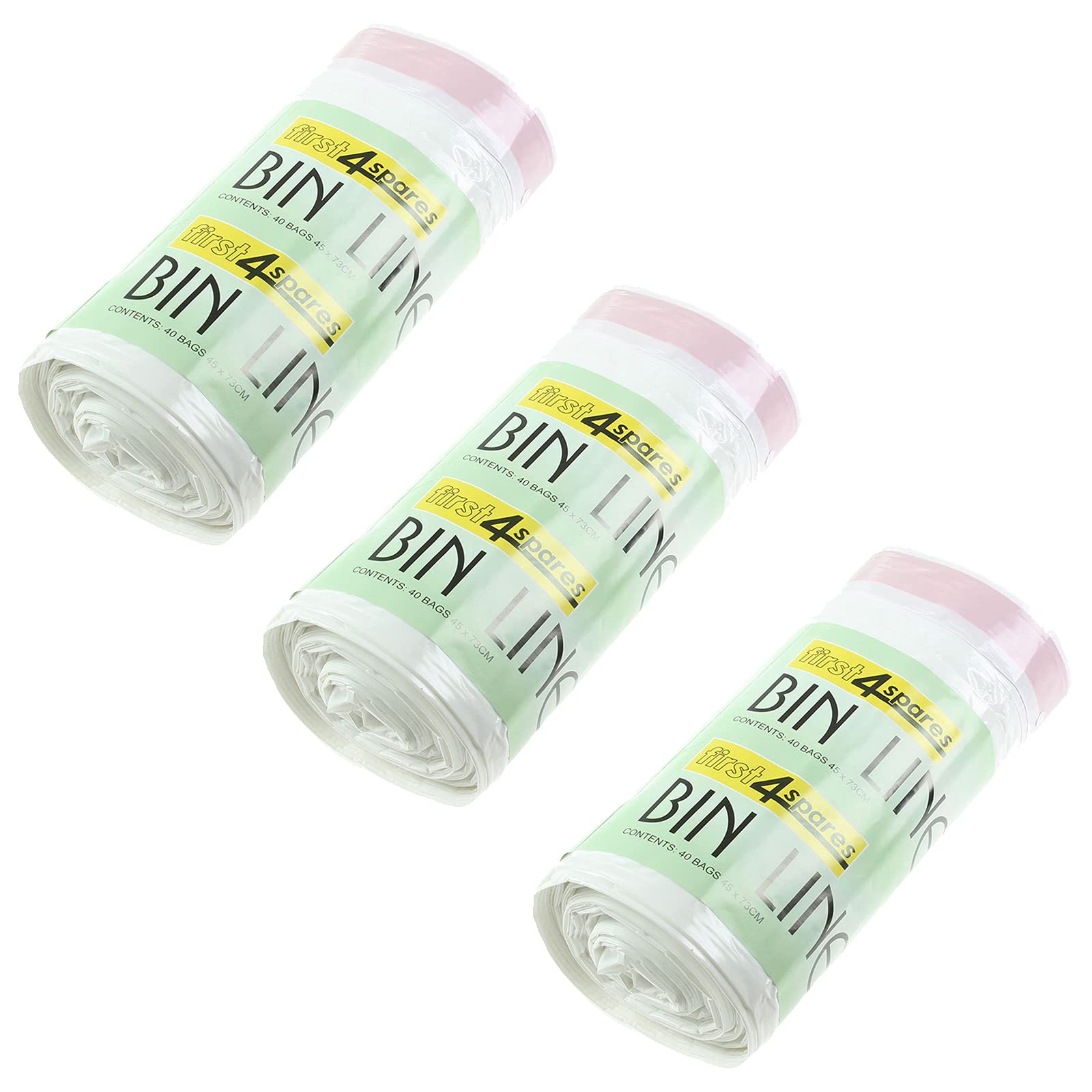 First4Spares Size G Bin Bags Compatiable with Brabantia Waste Bins Pack Of 120