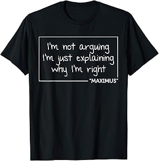 MAXIMUS Quote Funny Birthday Personalized Name Gift Idea T-Shirt