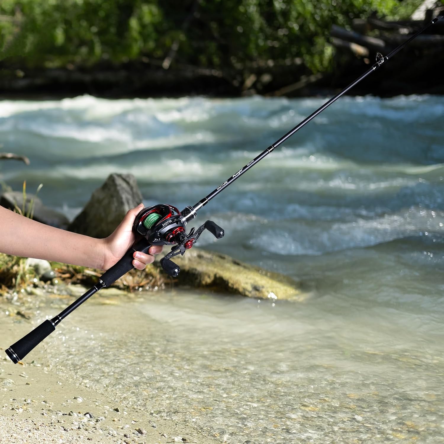 bass fishing pole action One Rod Reel Combo, 2-Piece Fishing with Spinning Reel Super Polymer Handle Rod-Green -2.1M : Sports & Outdoors Deemed the frog rod it has the perfect tip for loading up and casting a frog further than you have ever thrown one and just enough tip to allow you to work a frog with optimum action Fishing rod action chart |