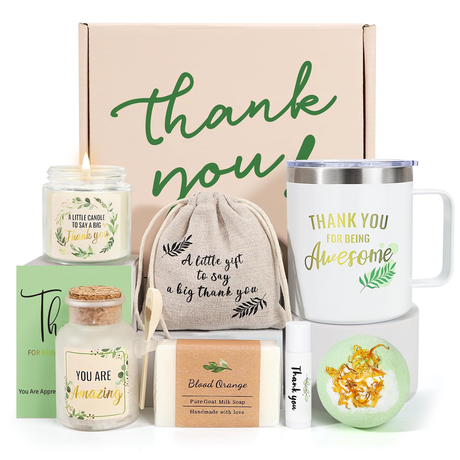 Amazon.com | iAOVUEBY Thank You Gift Baskets for Women, Employee