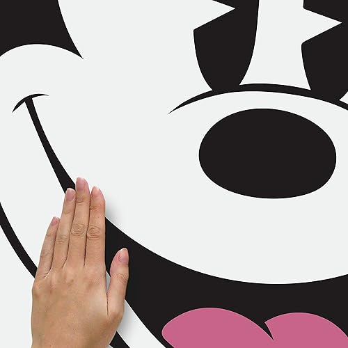Miniatura 3 de RoomMates Disney RMK4541SLM - Calcomanía de pared clásica de Mickey Head Peel & Stick