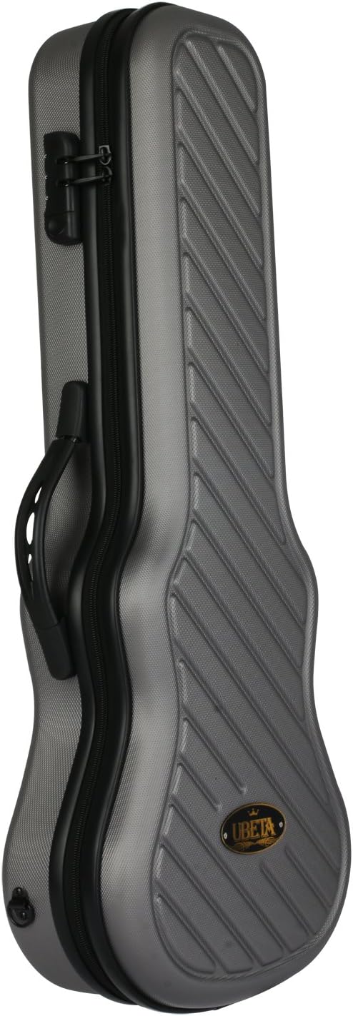 Music Gray Color Tenor Ukulele Hardshell Case with Password Lock