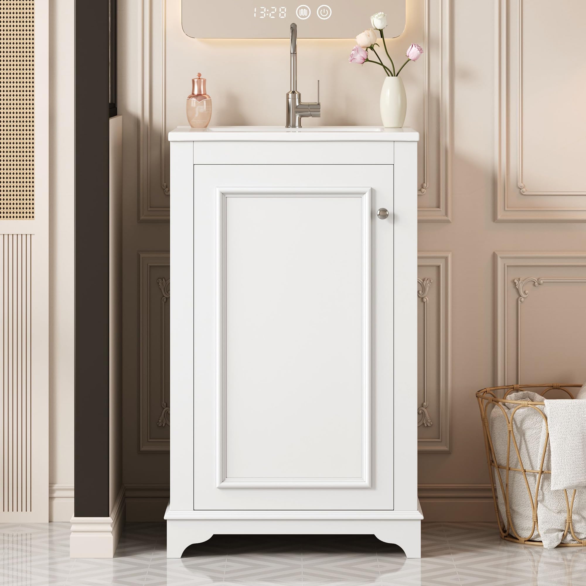 Merax 20 inch Bathroom Vanity with Ceramic Sink