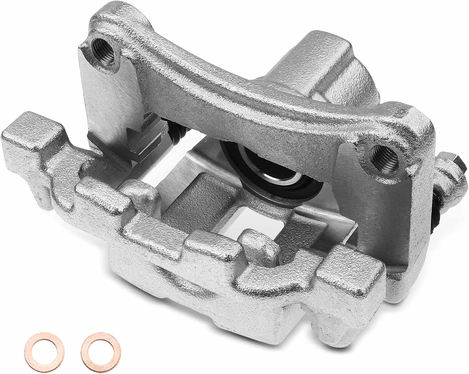 A-Premium Disc Brake Caliper Assembly with Bracket Compatible with Select Infiniti Models - G35 2007-2008, G37 2008-2013, Q60 2014-2015 - Rear Left Driver Side