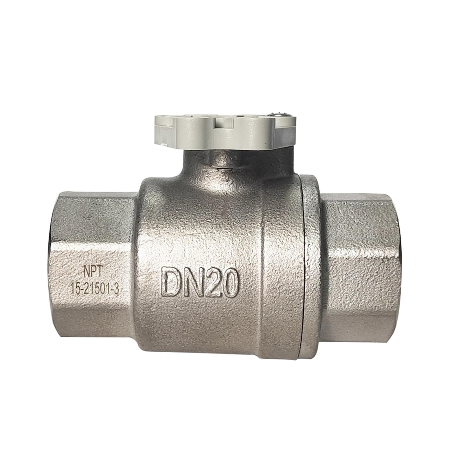Vanne 3/4 NPT à passage intégral DN20 en acier inoxydable pour un contrôle de fluide sans perte