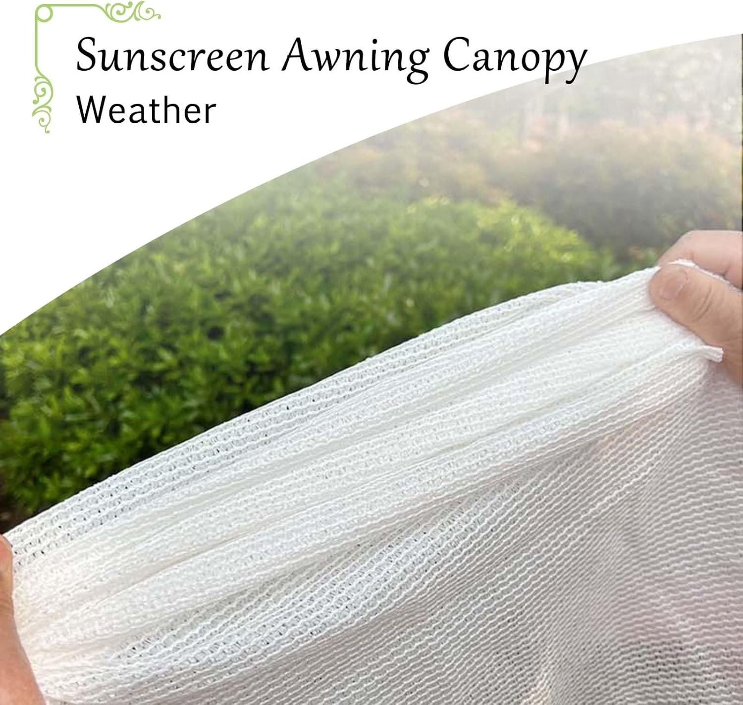 Garden Shade Fabric Sunblock Shade Cloth for Patio, White Shade Net Mesh Tarp with Grommets for Plants Greenhouse Outdoor 1x2.0m 2x3.0m 2x5.0m 3x3.0m 4x5.0m 5x5.0m 6x8.0m 8x8.0m(3x10.0 m/10x32.8ft)
