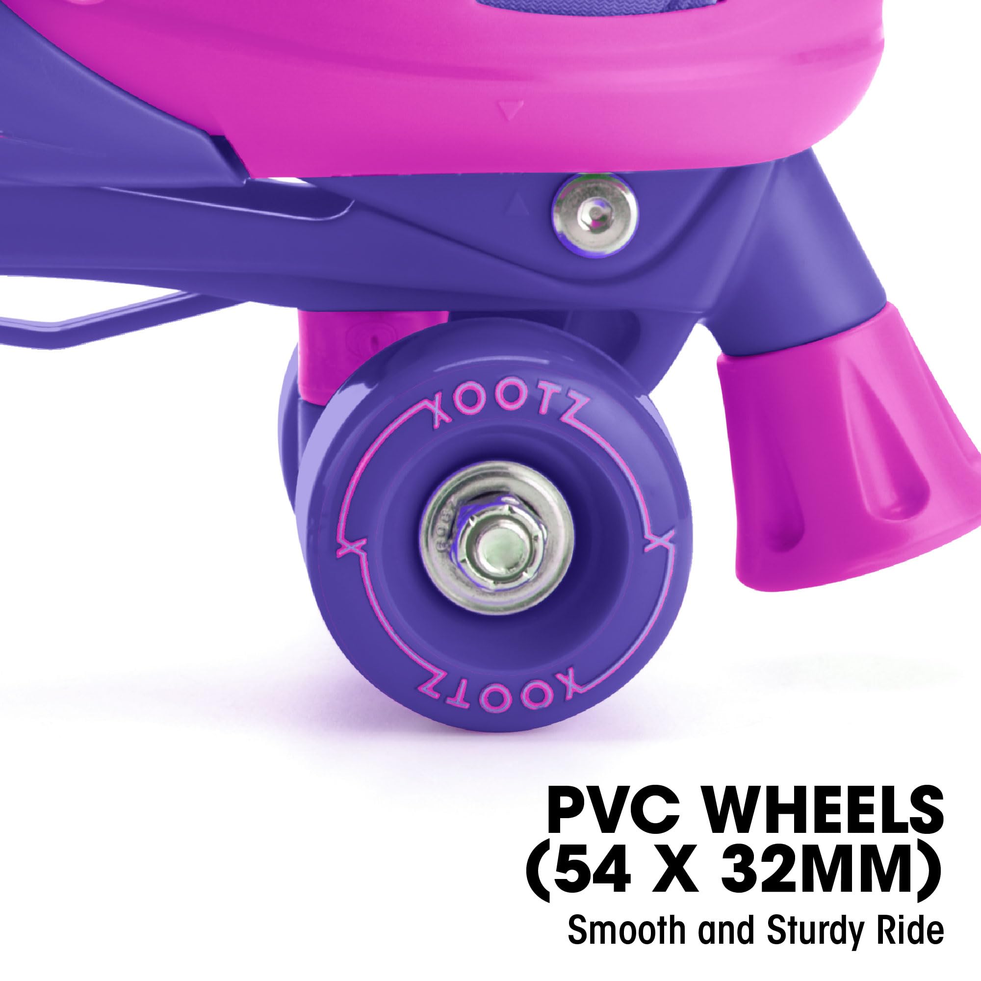 Xootz Kids Quad Skates, Beginner Adjustable Roller Skates