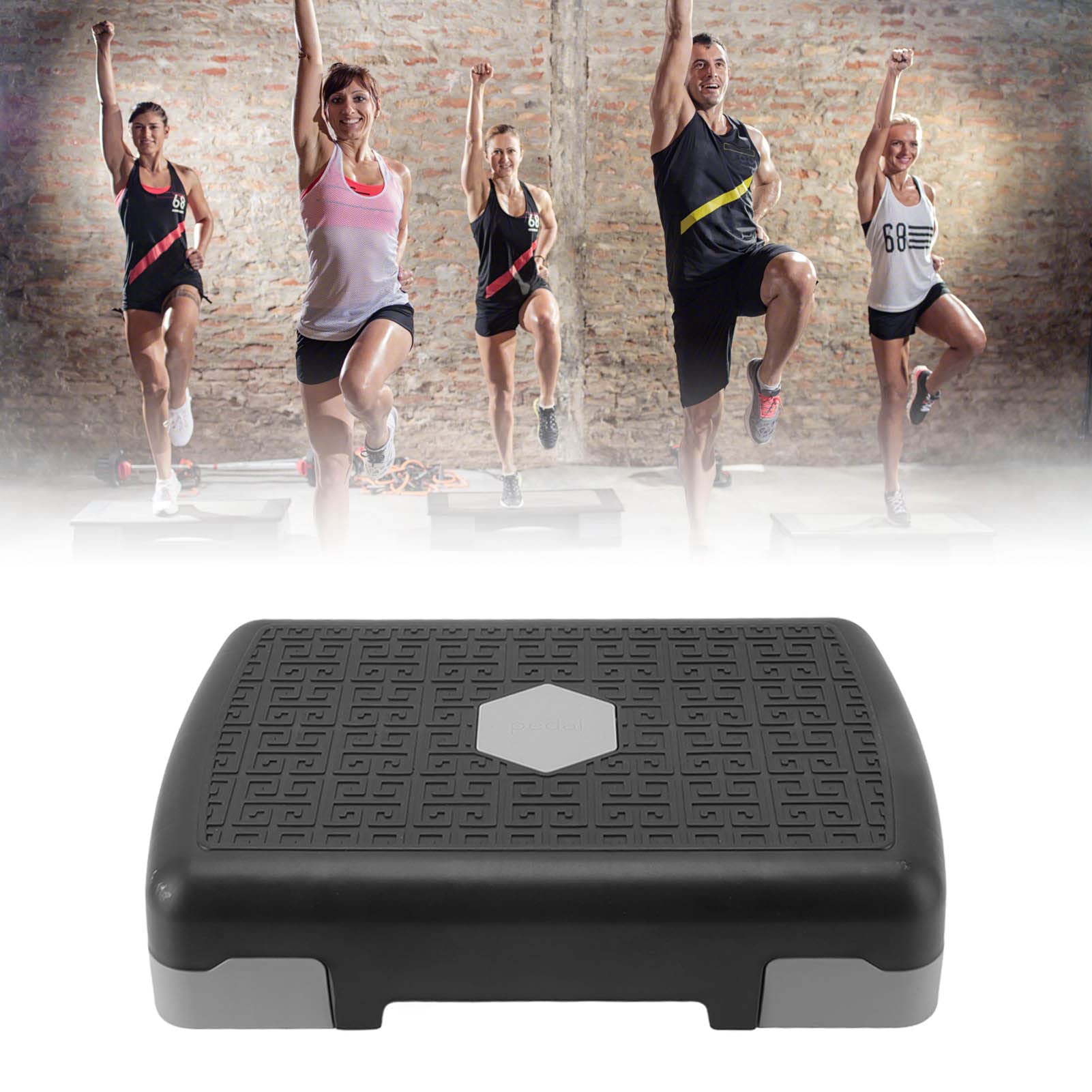 Tavola da Fitness Aerobica, Allenamento Aerobico Stepper Step Platform Trainer per Allenamento Cardio, Core, Forza, Stabilità e Resistenza