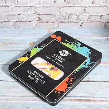 Amazon.co.jp: 水彩絵の具セット 顔料 水溶性パウダー ソリッド