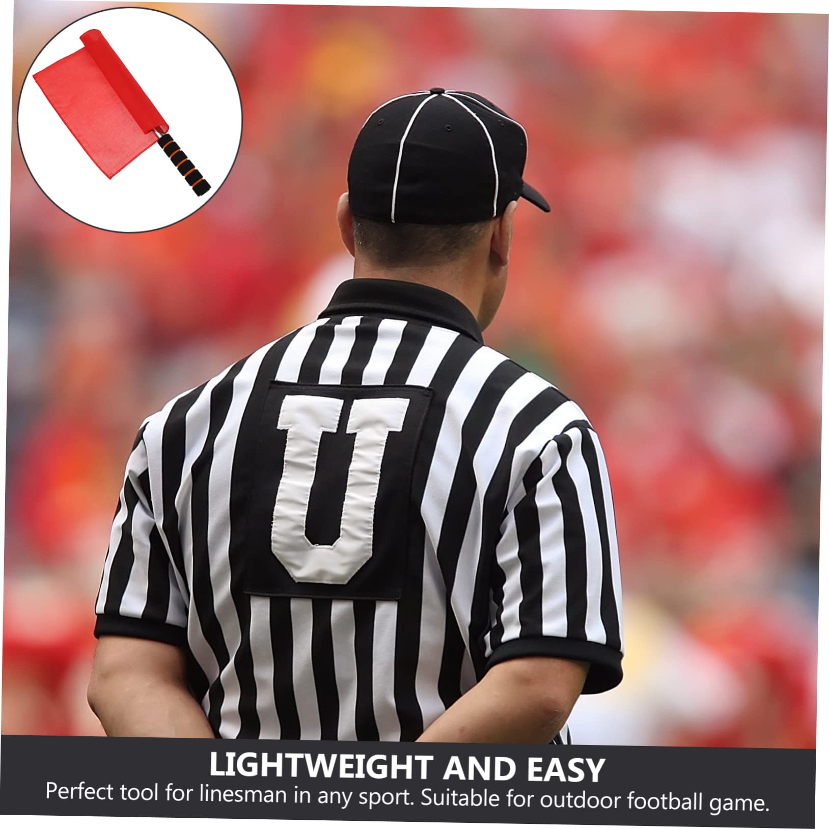 SUPVOX 5pcs Traffic Flags Referee Signal Flags for Hand-cranked Racing Events