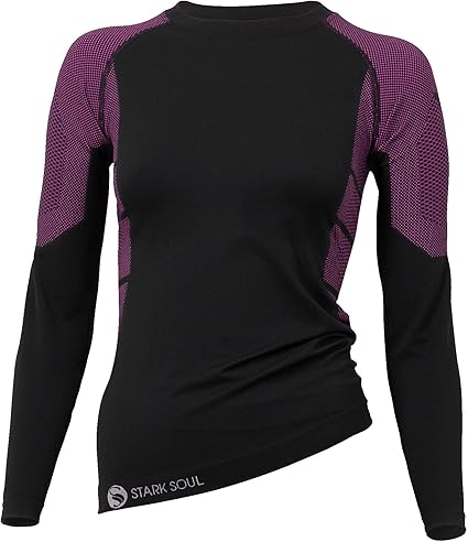 Stark Soul Intimo Funzionale Donna Seamless - 58% Poliestere, 34% Nylon, 8% Elastan, Per Sport