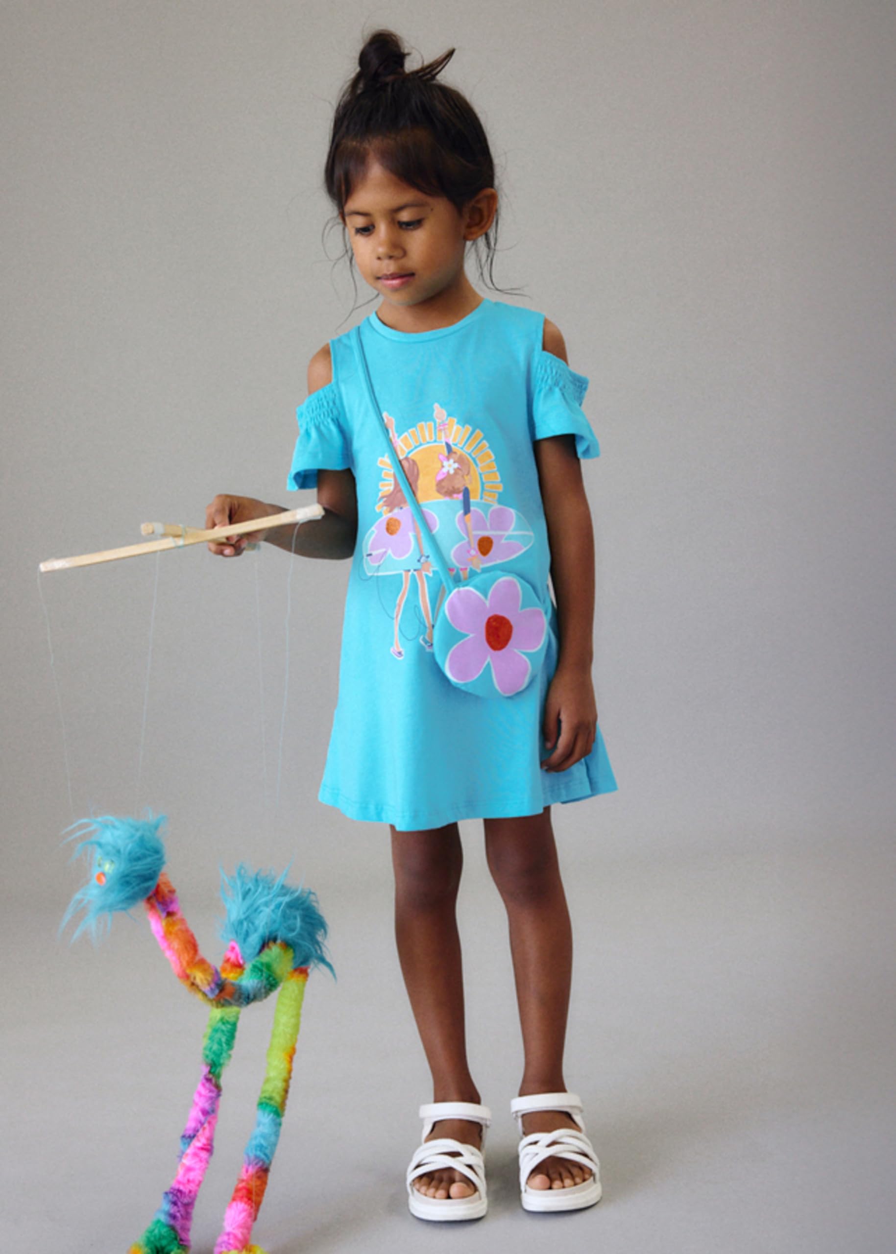 Mayoral Vestido Aplicaciones niña